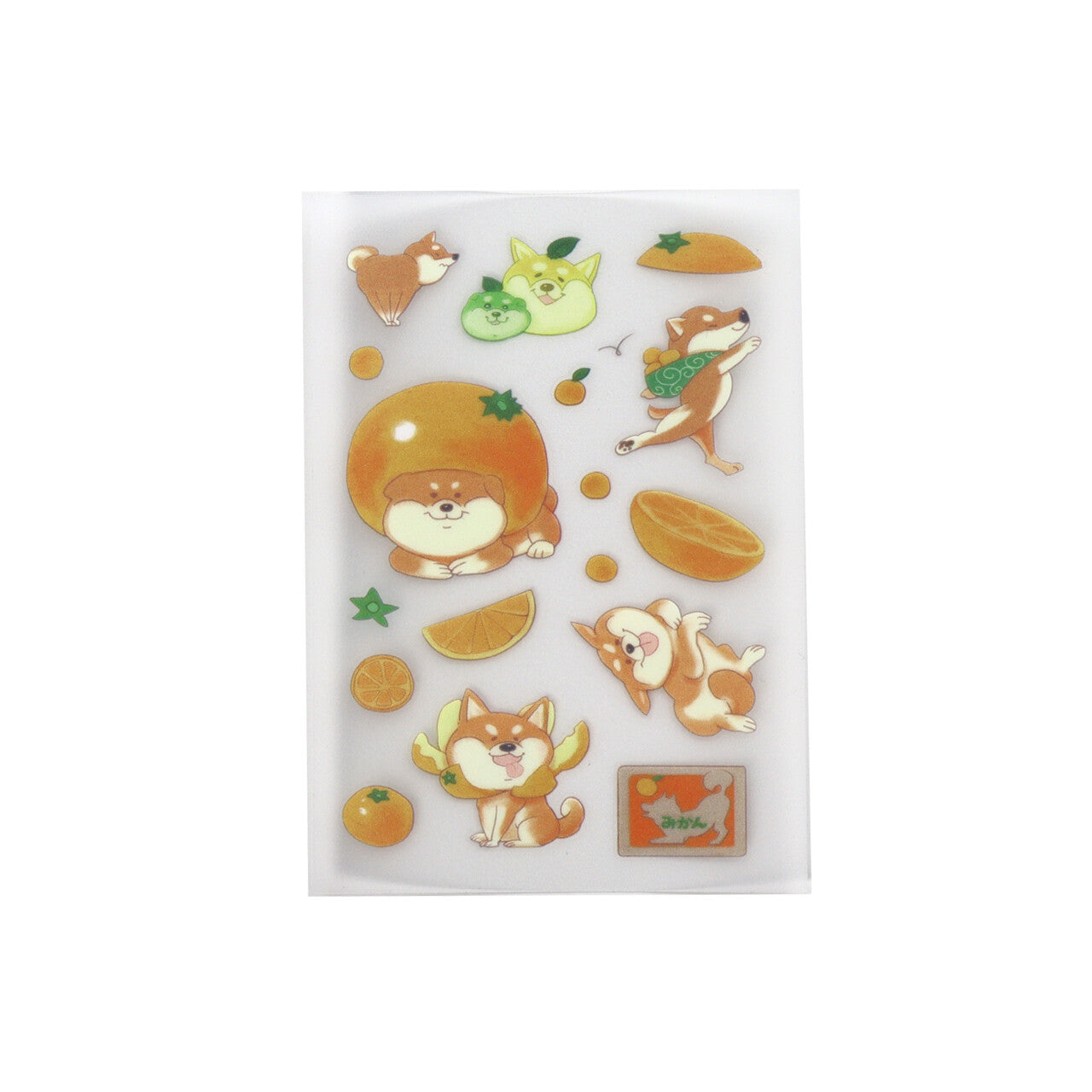 Irodo Decorative Fabric Transfer Sticker – Iroshiba Mandarin Orange