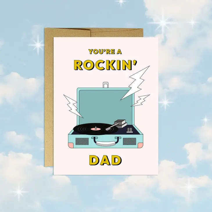 Rockin' Dad Card