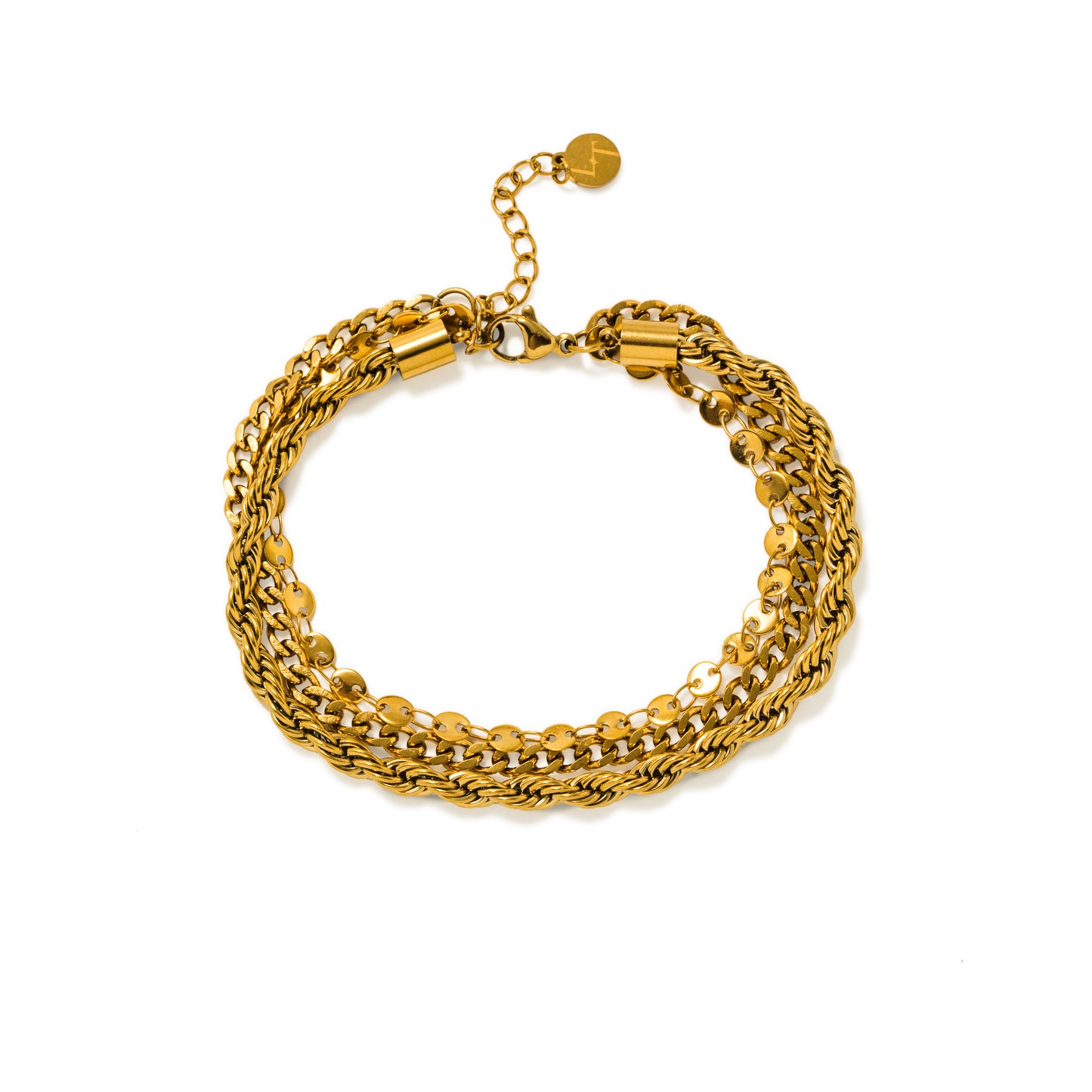 Reef Layered Bracelet Gold