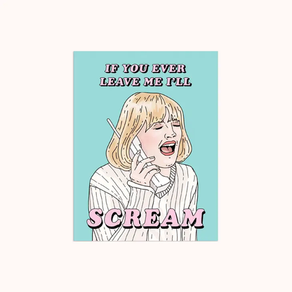 Drew Scream Card