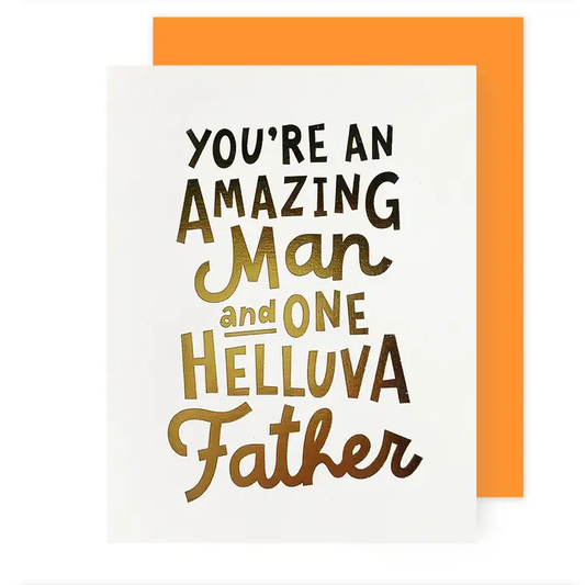 Amazing Man & Father Card