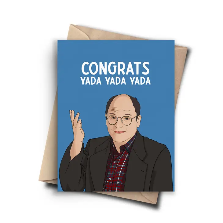 Seinfeld George Costanza Congratulations Card