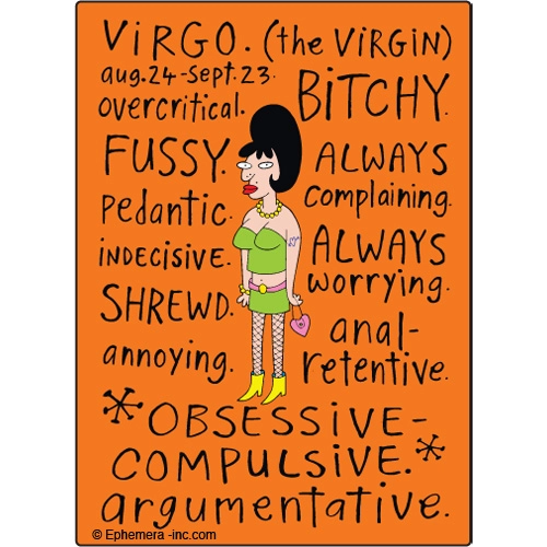 Zodiac Magnet Naughty Virgo