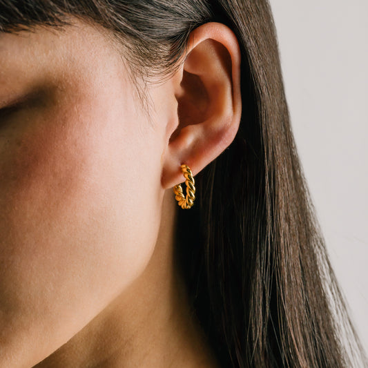 Dawson Hoop Earrings Gold