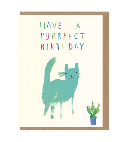 Purrfect Bday Card