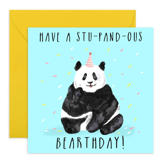 Stu-pand-ous Bearthday Card