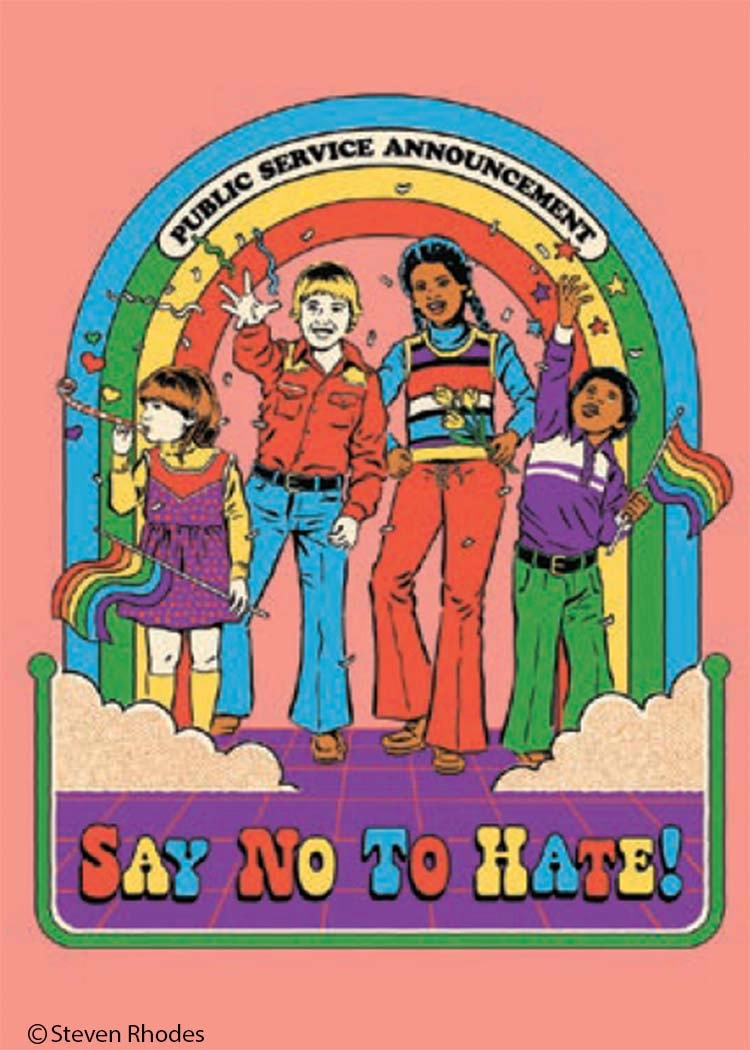 Say No To Hate! Magnet