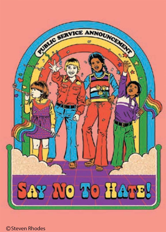 Say No To Hate! Magnet