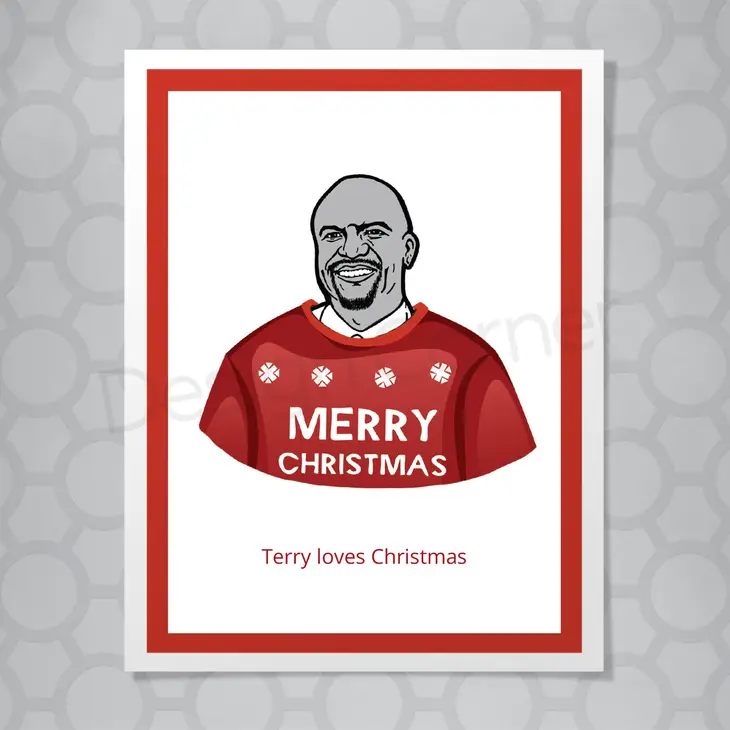 Brooklyn Nine Terry Christmas Card