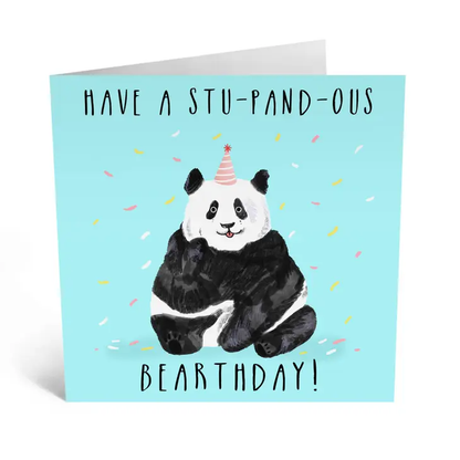 Stu-pand-ous Bearthday Card