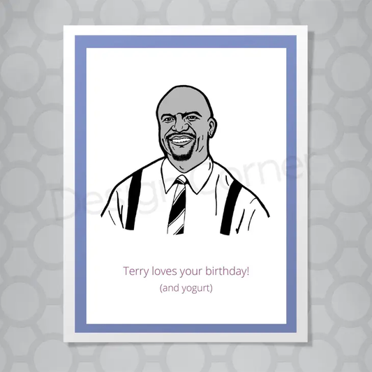 Brooklyn Nine Terry Birthday Card