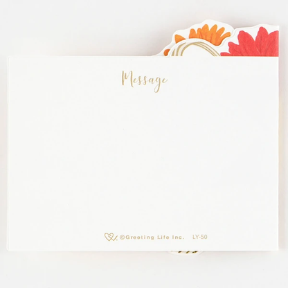 Thank you Pop-up Mini Card Gerbera