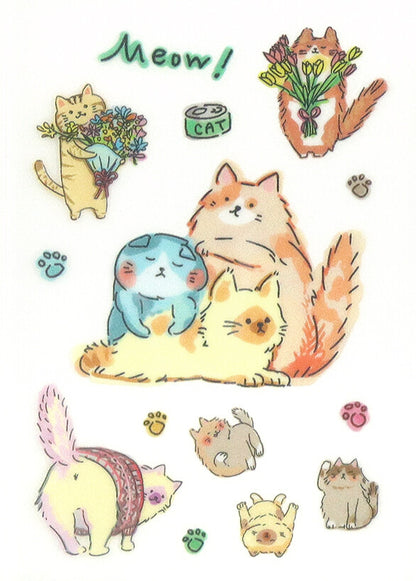 Irodo Decorative Fabric Transfer Sticker – Cat