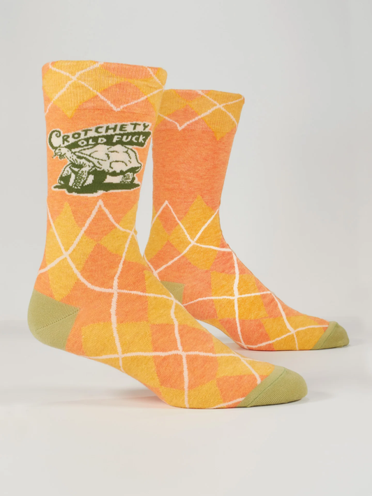 Men's Crew Socks Crotchety Old Fuck