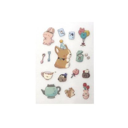 Irodo Decorative Fabric Transfer Sticker – Corgis and Sweets