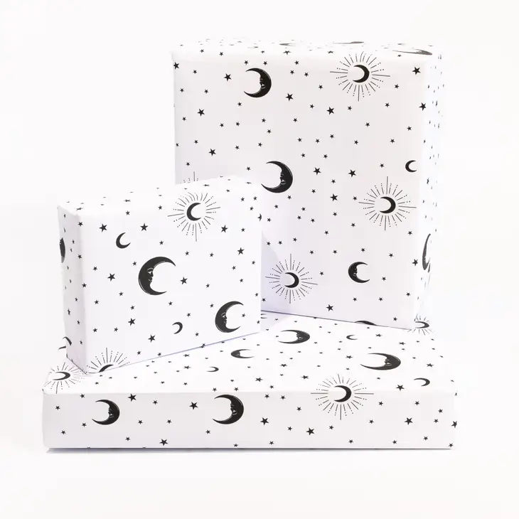 Moon And Stars Flat Sheet Wrap