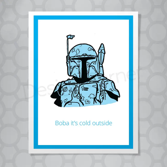 Star Wars Boba Fett Christmas Card