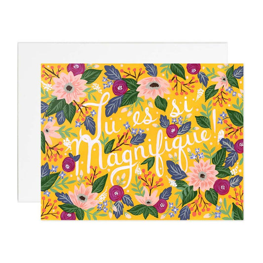 Floral Magnifique Card