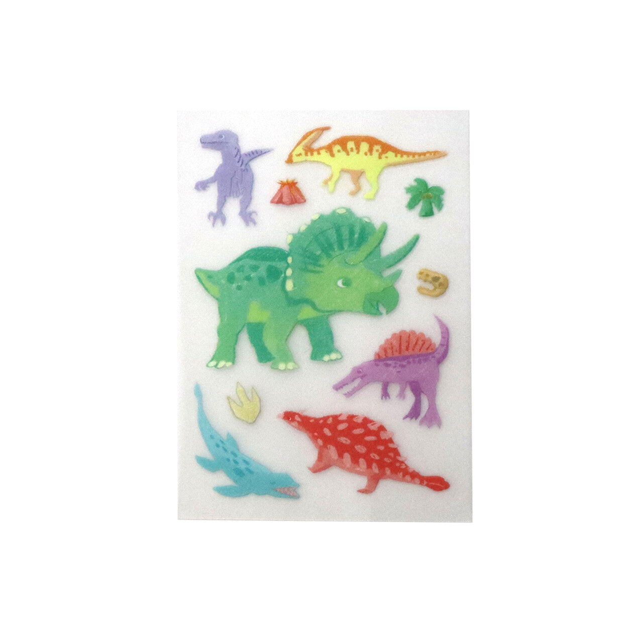 Irodo Decorative Fabric Transfer Sticker – Dinosaur Triceratops