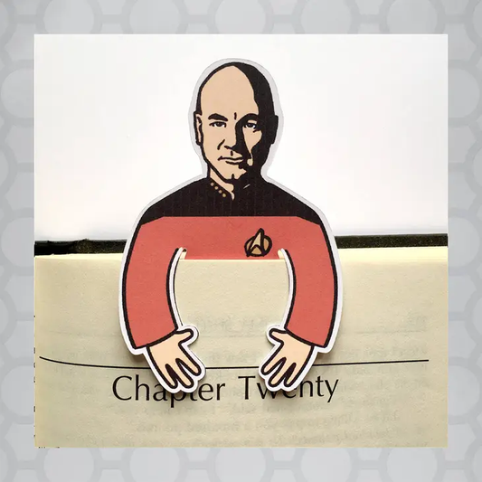 Star Trek Next Generation Picard Die Cut Bookmark