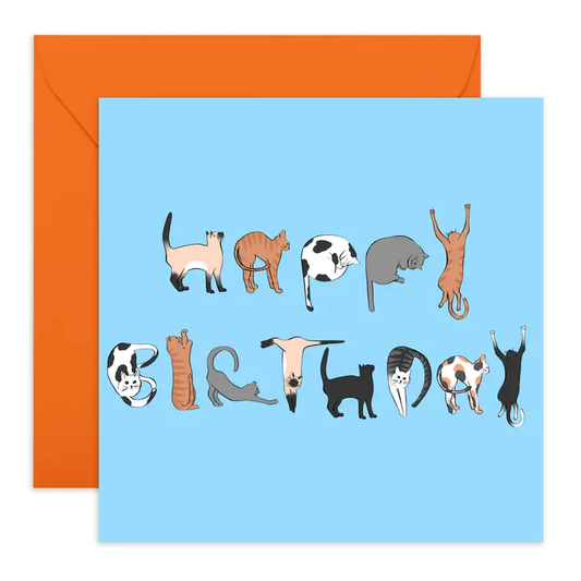 Happy Birthday Cats Card