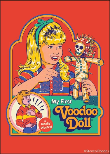 My First Voodo Doll, It Really Works! Magnet