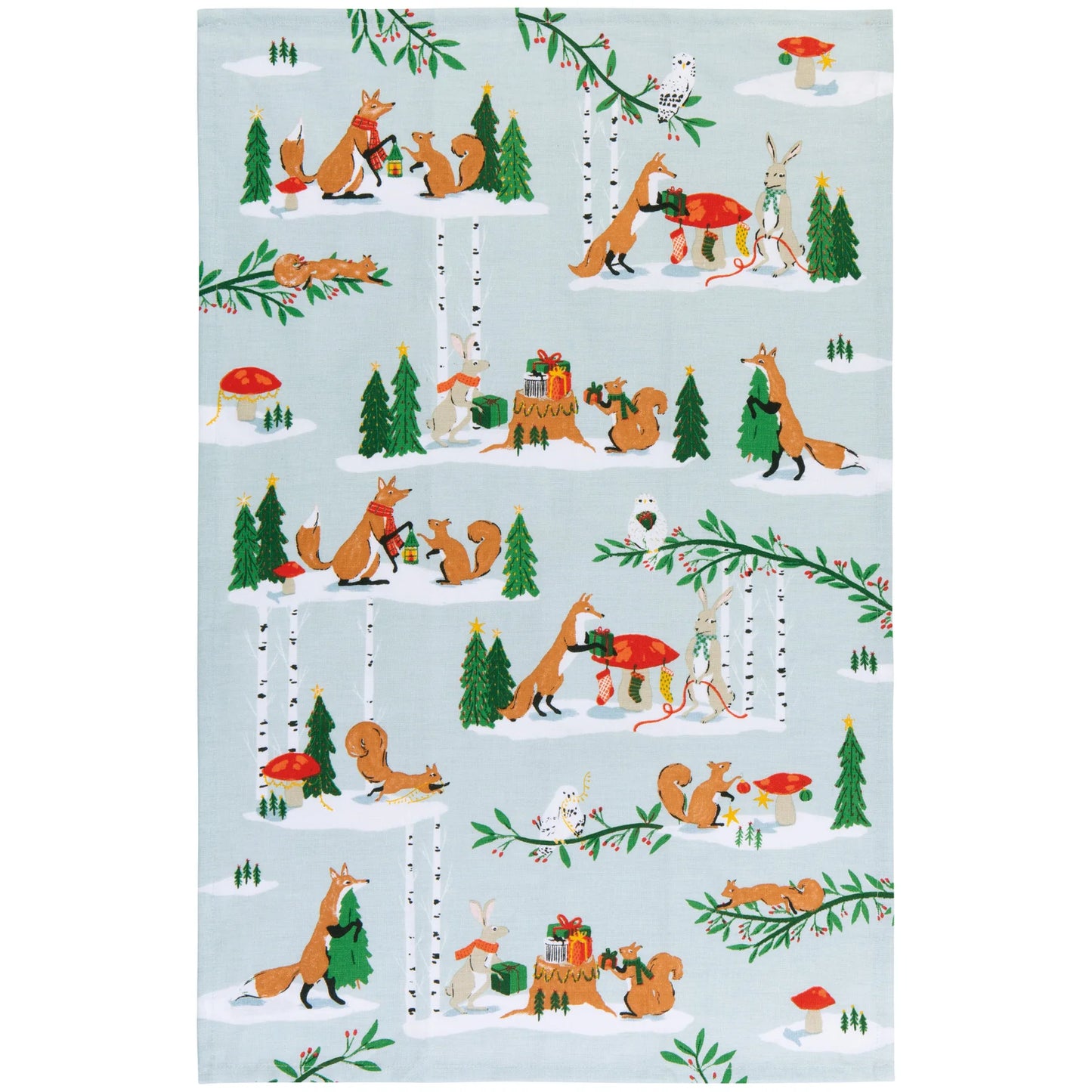 Forest Fete Printed Tea Towel