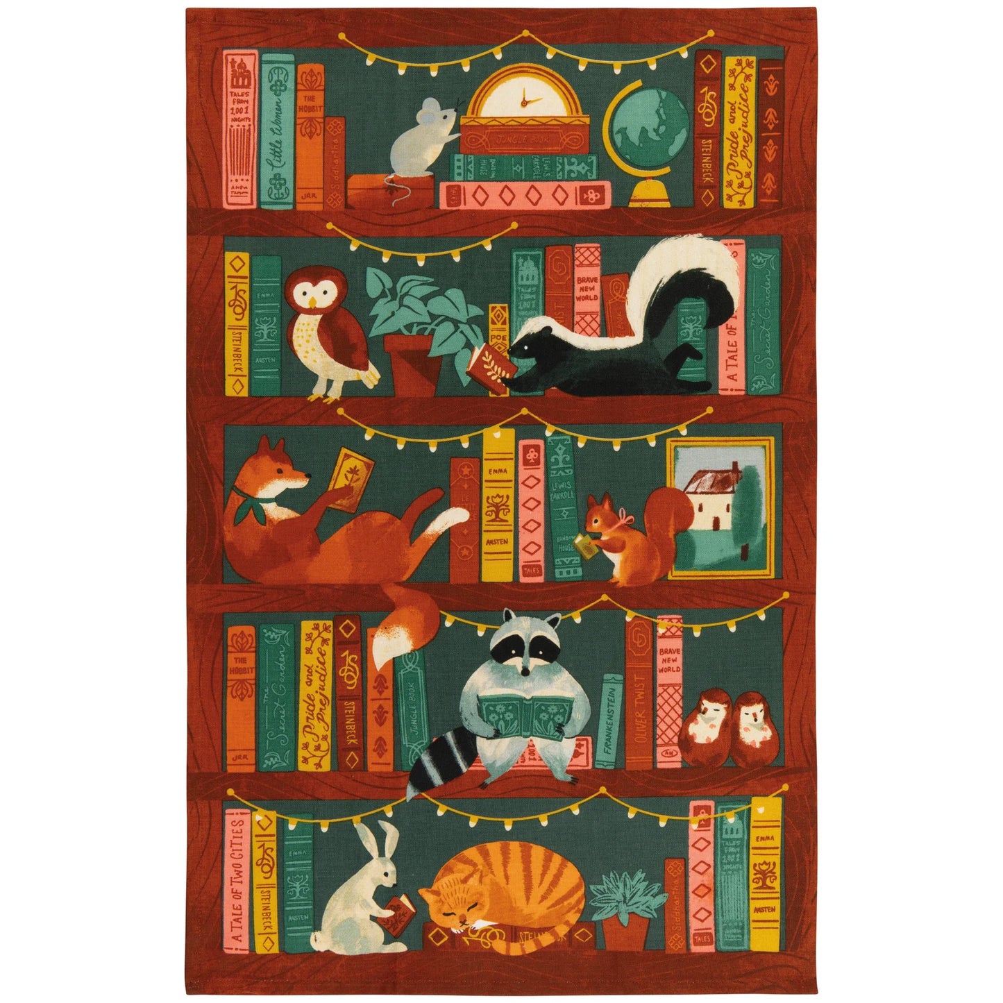 Book Club Printed Tea Towel