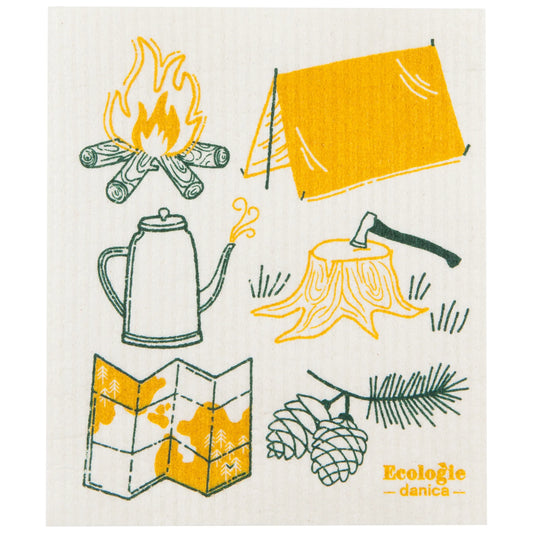 Camp Out Swedish Sponge Cloth