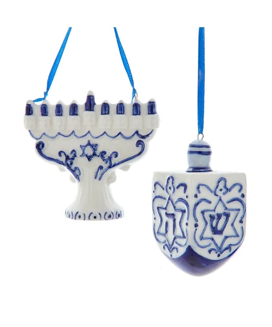 Porcelain Hanukkah Ornament