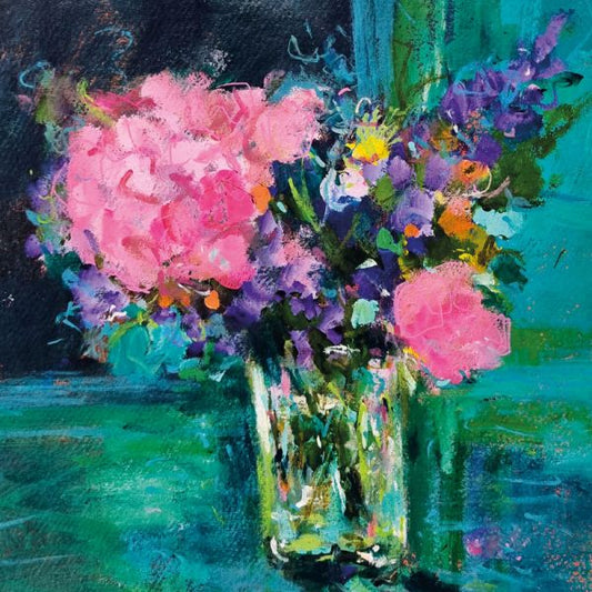 Windowsill Flowers Card