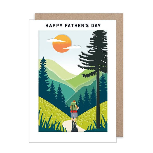 Happy Father's Day Hiking Card