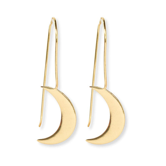 Juliet Moon Threader Earrings Brass