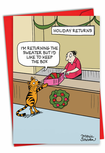 Keep The Box Christmas Card