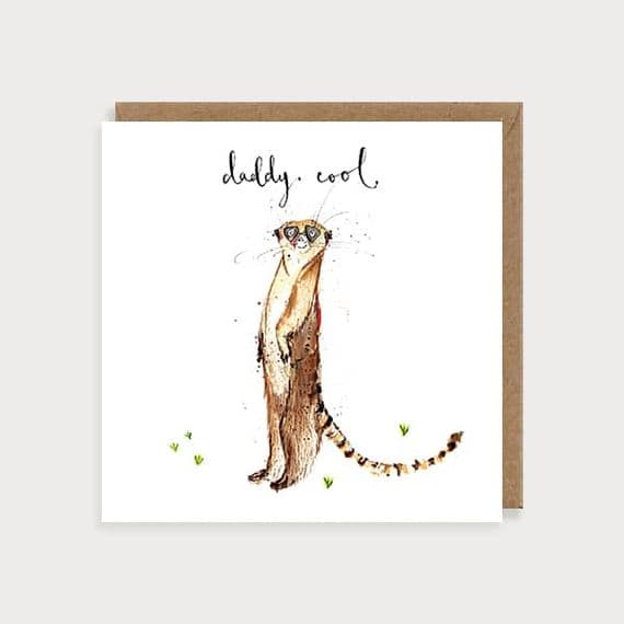 Meerkat Daddy Cool Card