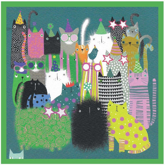 Cat Party Card