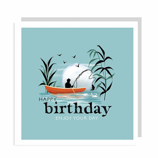 Happy Birthday Fishing Card