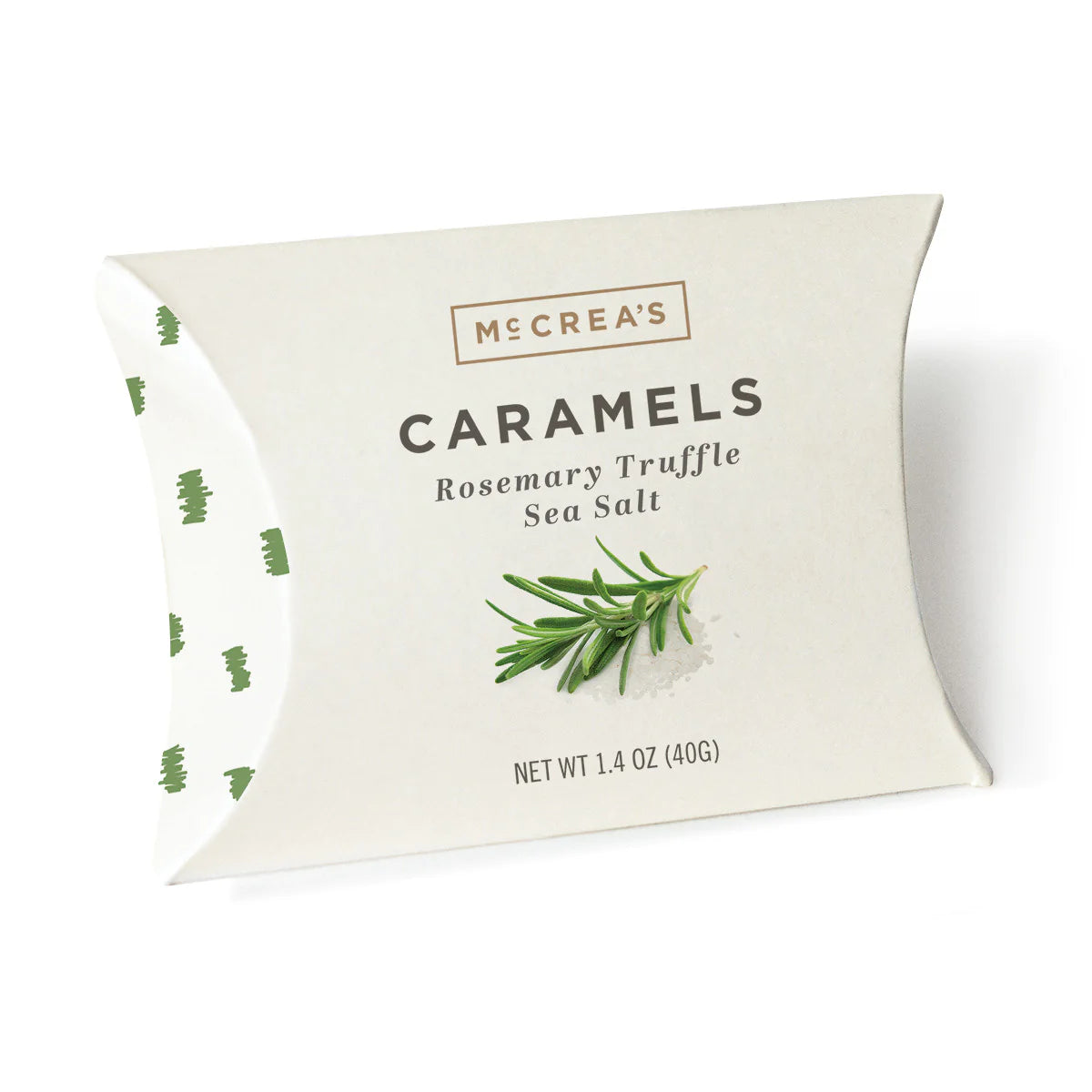 Rosemary Truffle Sea Salt Caramels, Pillow Box 5 Piece