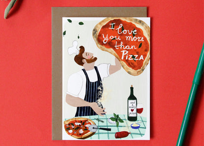 Pizza Love Card