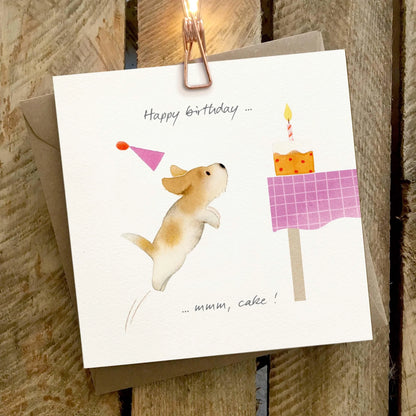 Happy Birthday Mmmm Cake Card