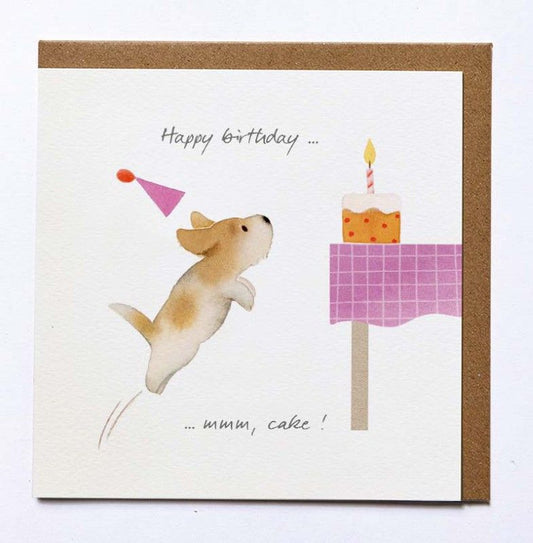 Happy Birthday Mmmm Cake Card