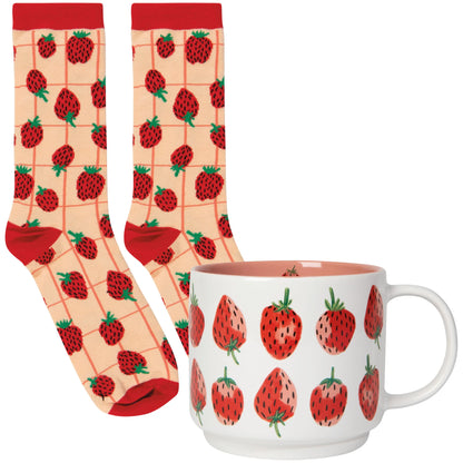 Berry Sweet Sip & Sox Set of 2