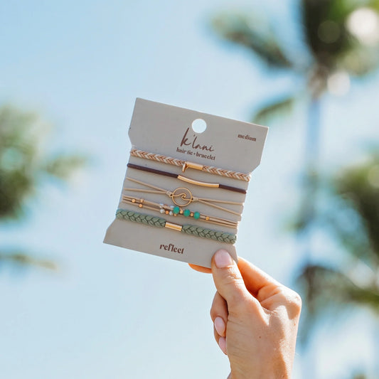 Reflect Hair Tie + Bracelets