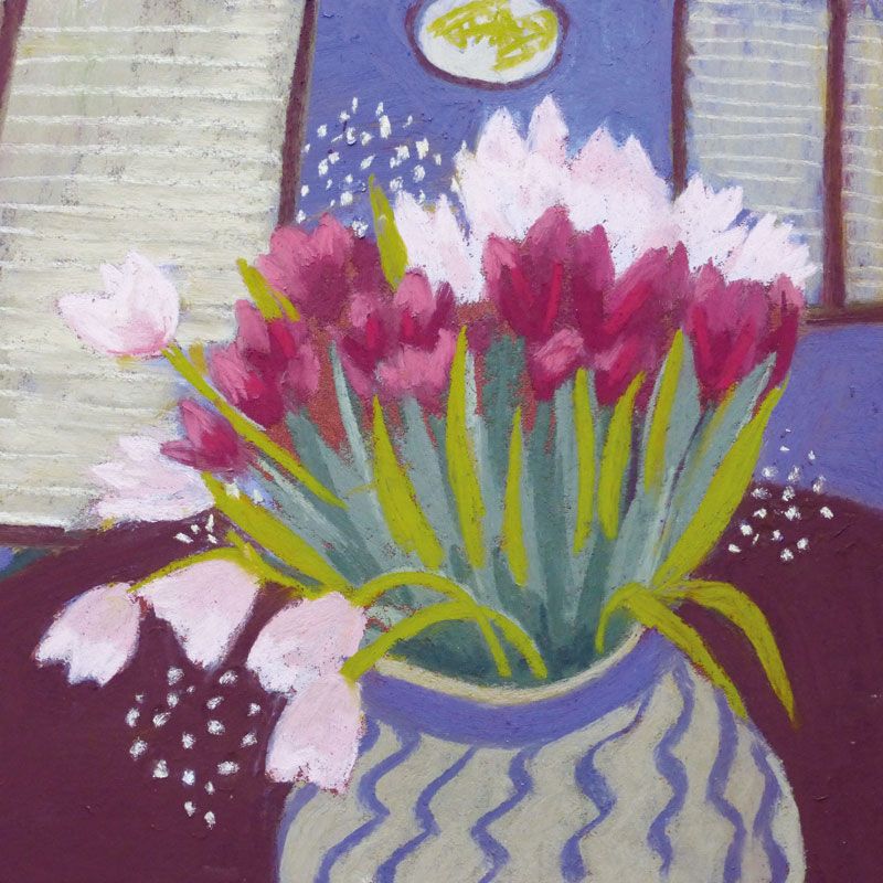 Moyas Tulips Card