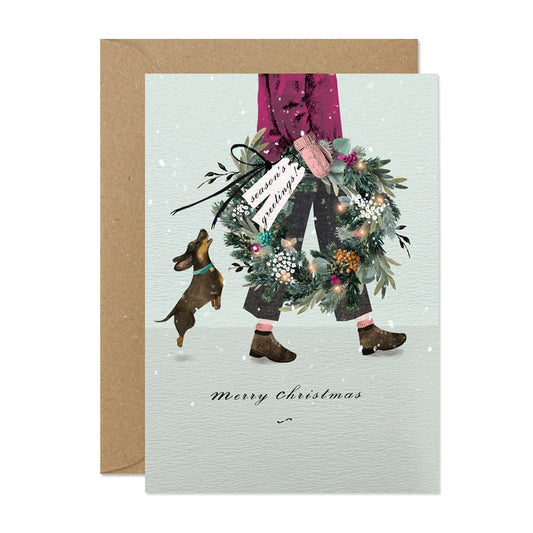 Merry Xmas Seasons Greetings Card