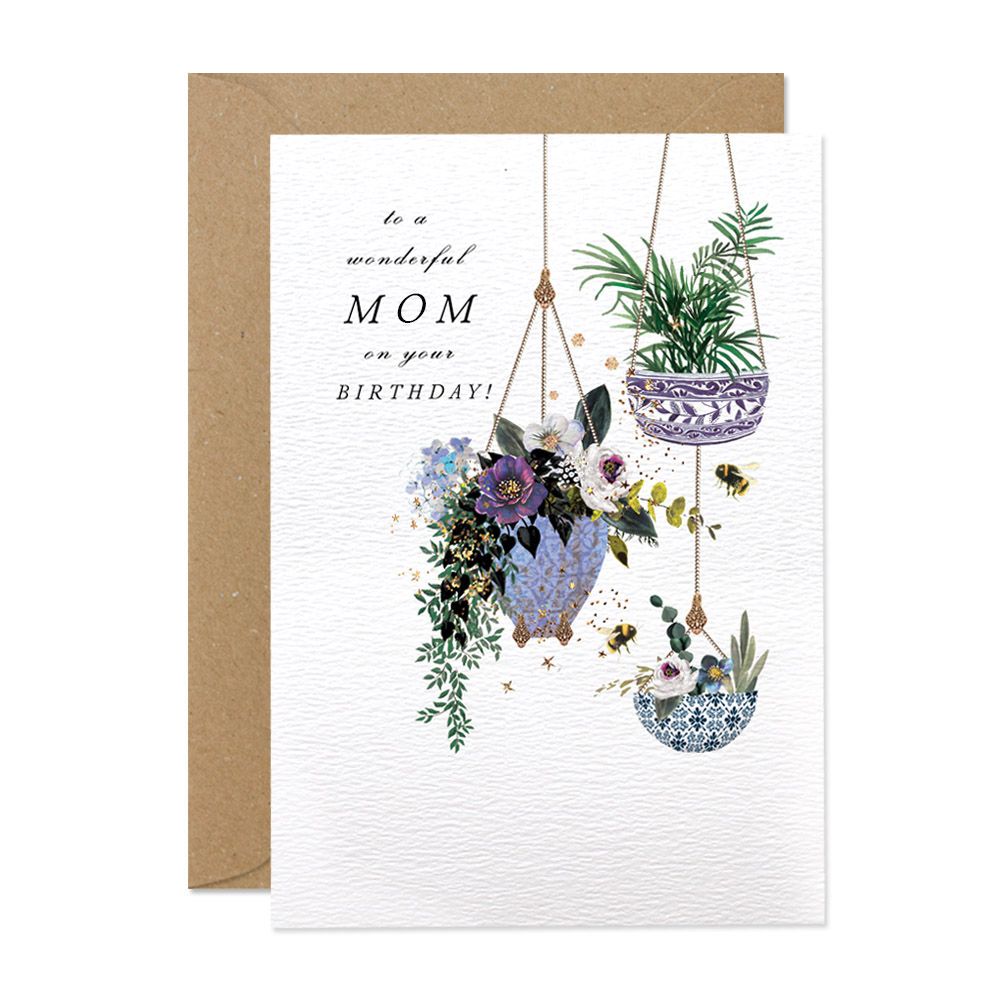 Mom, Birthday Plants Card