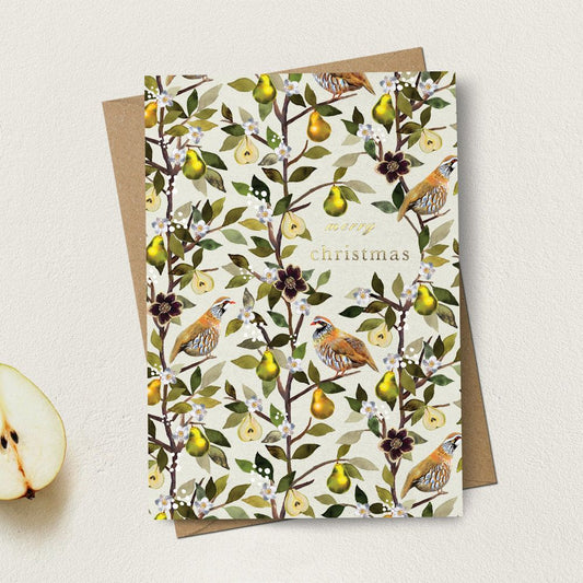 Patridge Pear Tree Card