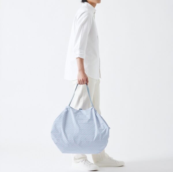Shupatto Compact Reusable Bag Large Asahi Morning Sun