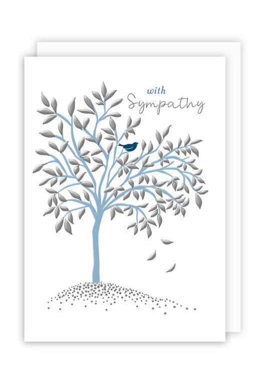 With Sympathy Tree Card