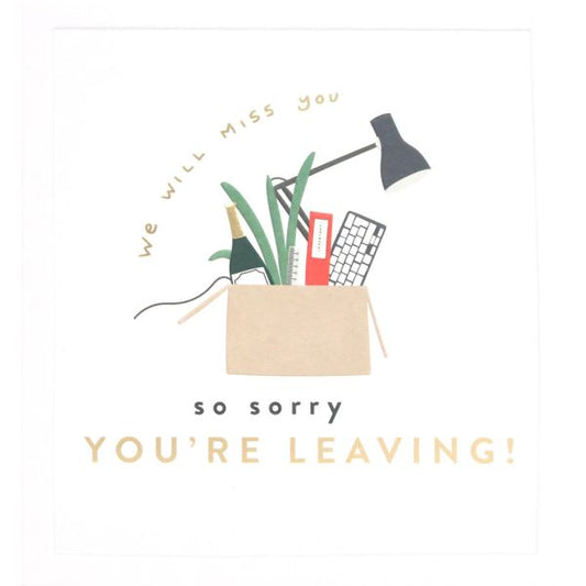 You Are Leaving Card